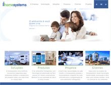 Tablet Screenshot of homesystems.com.br